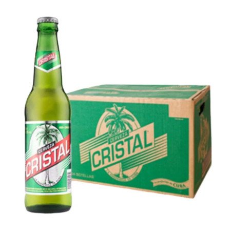 Cerveza Cristal de botella 1x24