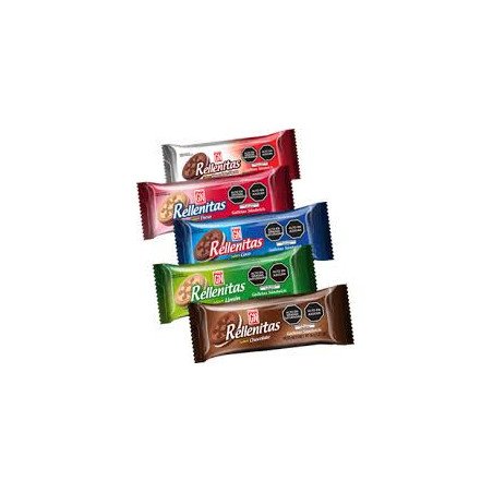 GALLETAS GN RELLENITAS SABORES 5x8x42grx40ud