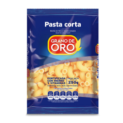 PASTA CORTA CODITO GRANO DE ORO 250 x20u